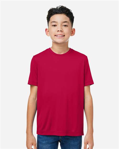 CORE365 CE10Y - Youth Capital Performance T-Shirt - Classic Red