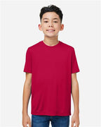 CORE365 CE10Y - Youth Capital Performance T-Shirt - Classic Red