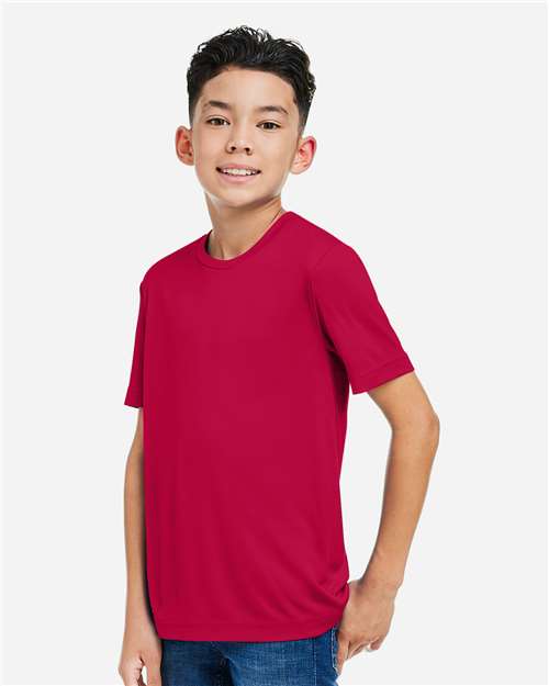 CORE365 CE10Y - Youth Capital Performance T-Shirt - Classic Red