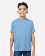 CORE365 CE10Y - Youth Capital Performance T-Shirt - Columbia Blue