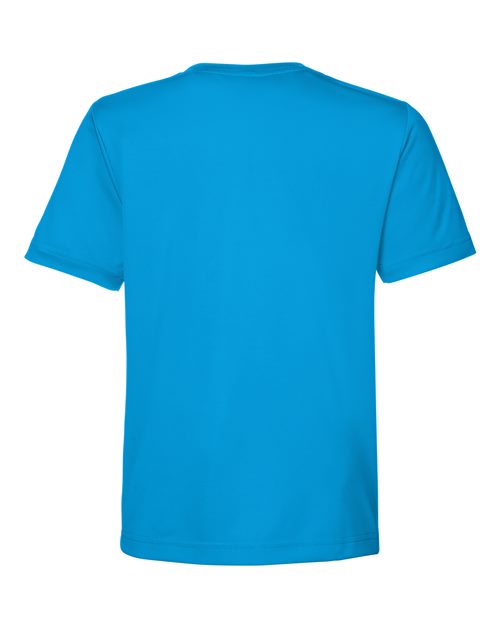 CORE365 CE10Y - Youth Capital Performance T-Shirt - Electric Blue