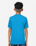 CORE365 CE10Y - Youth Capital Performance T-Shirt - Electric Blue