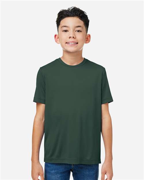 CORE365 CE10Y - Youth Capital Performance T-Shirt - Forest
