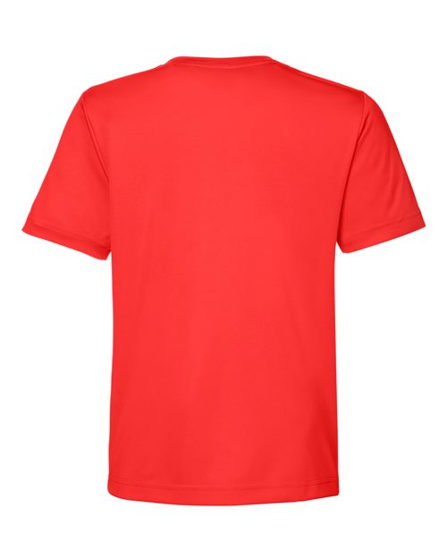 CORE365 CE10Y - Youth Capital Performance T-Shirt - Marina Red