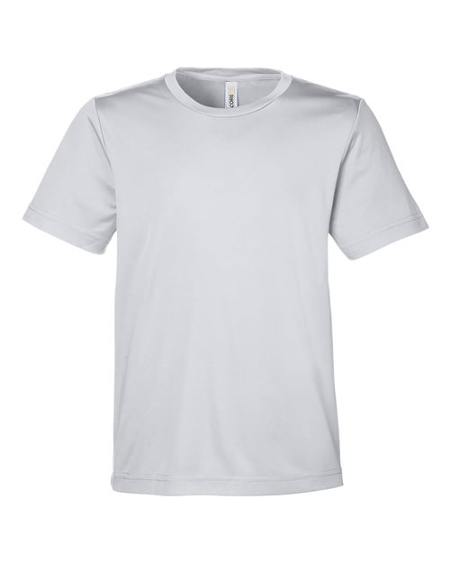 CORE365 CE10Y - Youth Capital Performance T-Shirt - Platinum