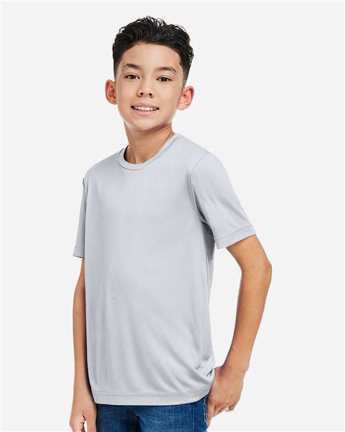 CORE365 CE10Y - Youth Capital Performance T-Shirt - Platinum
