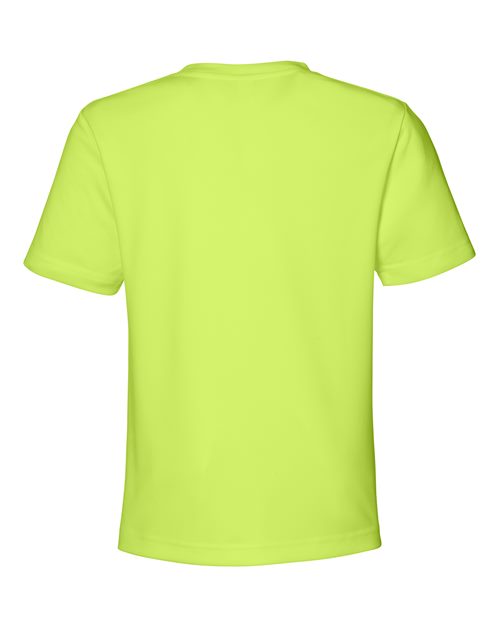 CORE365 CE10Y - Youth Capital Performance T-Shirt - Safety Yellow