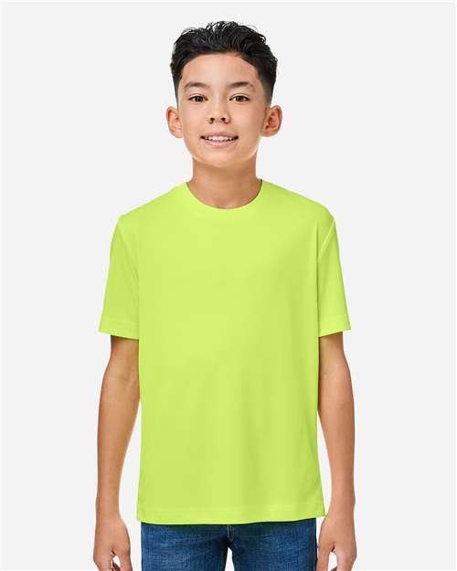 CORE365 CE10Y - Youth Capital Performance T-Shirt - Safety Yellow