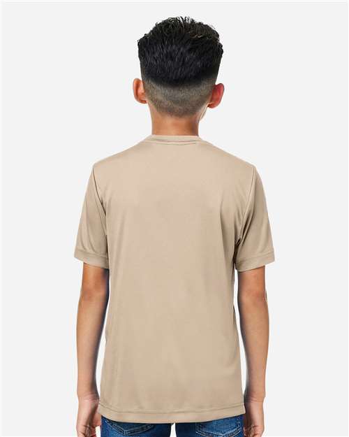 CORE365 CE10Y - Youth Capital Performance T-Shirt - Stone