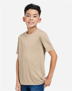 CORE365 CE10Y - Youth Capital Performance T-Shirt - Stone