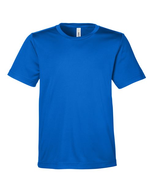 CORE365 CE10Y - Youth Capital Performance T-Shirt - True Royal