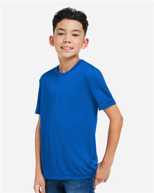 CORE365 CE10Y - Youth Capital Performance T-Shirt - True Royal
