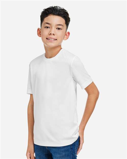 CORE365 CE10Y - Youth Capital Performance T-Shirt - White