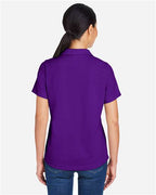 CORE365 CE104W - Women's Market Snag Protect Mesh Polo - Campus Purple