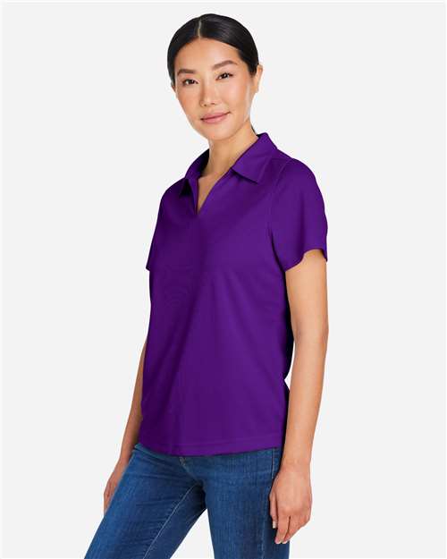 CORE365 CE104W - Women's Market Snag Protect Mesh Polo - Campus Purple