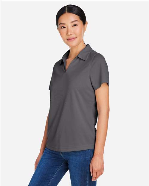 CORE365 CE104W - Women's Market Snag Protect Mesh Polo - Carbon