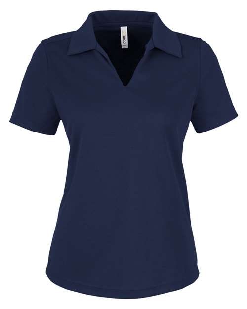 CORE365 CE104W - Women's Market Snag Protect Mesh Polo - Classic Navy