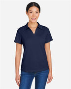 CORE365 CE104W - Women's Market Snag Protect Mesh Polo - Classic Navy