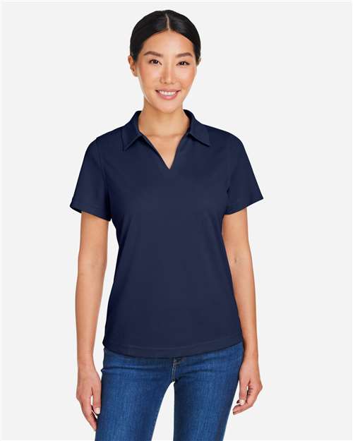 CORE365 CE104W - Women's Market Snag Protect Mesh Polo - Classic Navy