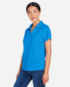 CORE365 CE104W - Women's Market Snag Protect Mesh Polo - Electric Blue