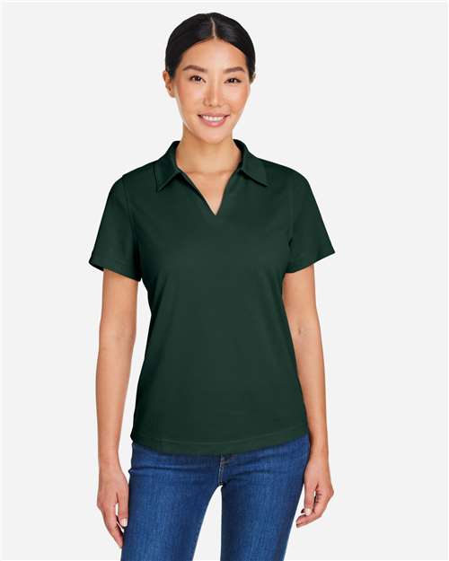 CORE365 CE104W - Women's Market Snag Protect Mesh Polo - Forest