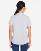 CORE365 CE104W - Women's Market Snag Protect Mesh Polo - Platinum