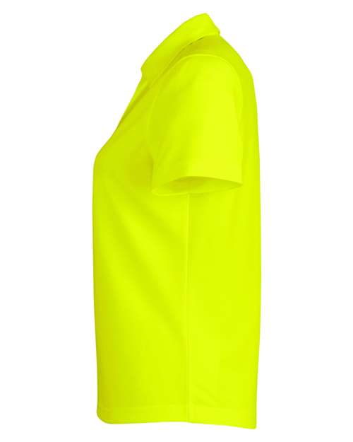 CORE365 CE104W - Women's Market Snag Protect Mesh Polo - Safety Yellow
