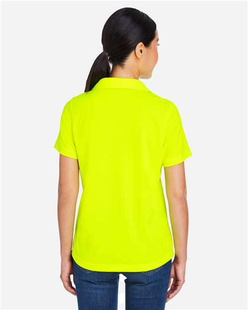 CORE365 CE104W - Women's Market Snag Protect Mesh Polo - Safety Yellow