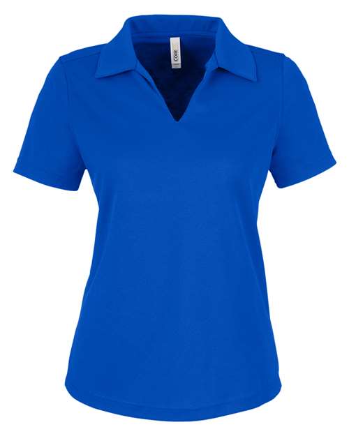 CORE365 CE104W - Women's Market Snag Protect Mesh Polo - True Royal
