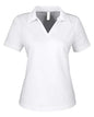 CORE365 CE104W - Women's Market Snag Protect Mesh Polo - White
