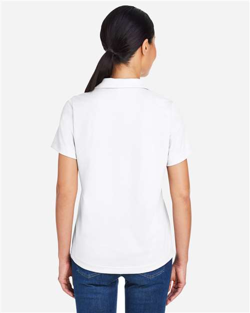 CORE365 CE104W - Women's Market Snag Protect Mesh Polo - White