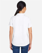 CORE365 CE104W - Women's Market Snag Protect Mesh Polo - White