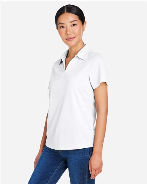 CORE365 CE104W - Women's Market Snag Protect Mesh Polo - White