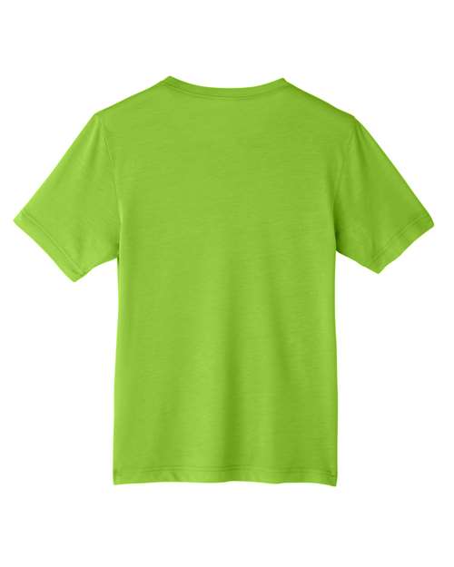 CORE365 CE111Y - Youth Fusion ChromaSoftTM Performance T-Shirt - Acid Green