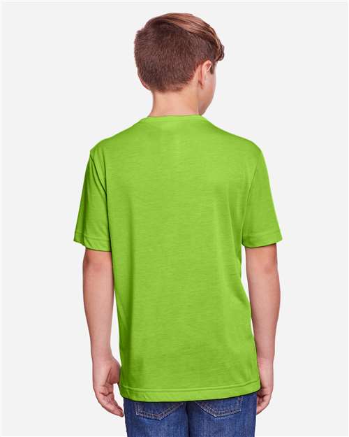CORE365 CE111Y - Youth Fusion ChromaSoftTM Performance T-Shirt - Acid Green