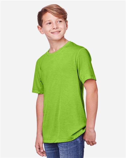 CORE365 CE111Y - Youth Fusion ChromaSoftTM Performance T-Shirt - Acid Green
