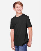 CORE365 CE111Y - Youth Fusion ChromaSoftTM Performance T-Shirt - Black