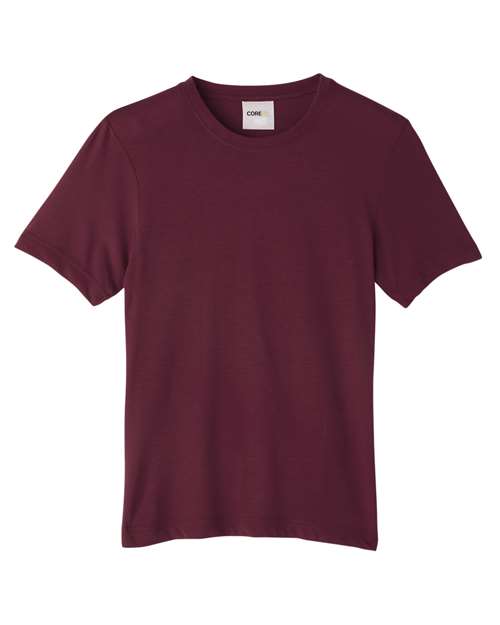 CORE365 CE111Y - Youth Fusion ChromaSoftTM Performance T-Shirt - Burgundy