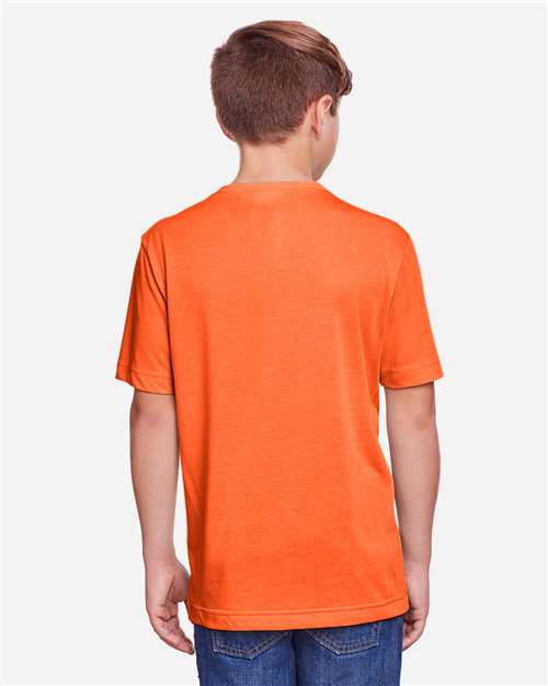 CORE365 CE111Y - Youth Fusion ChromaSoftTM Performance T-Shirt - Campus Orange
