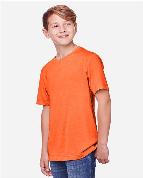 CORE365 CE111Y - Youth Fusion ChromaSoftTM Performance T-Shirt - Campus Orange