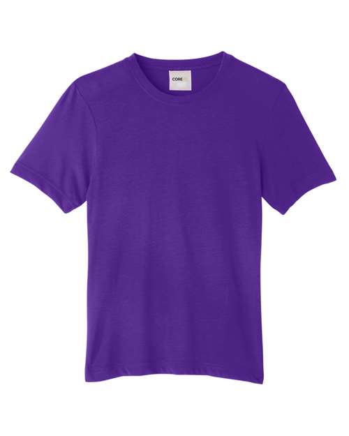 CORE365 CE111Y - Youth Fusion ChromaSoftTM Performance T-Shirt - Campus Purple