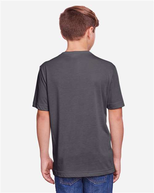 CORE365 CE111Y - Youth Fusion ChromaSoftTM Performance T-Shirt - Carbon