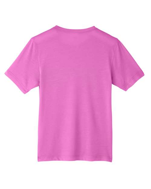 CORE365 CE111Y - Youth Fusion ChromaSoftTM Performance T-Shirt - Charity Pink