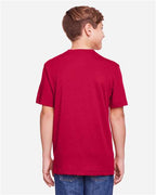 CORE365 CE111Y - Youth Fusion ChromaSoftTM Performance T-Shirt - Classic Red