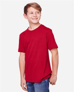 CORE365 CE111Y - Youth Fusion ChromaSoftTM Performance T-Shirt - Classic Red