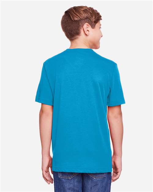 CORE365 CE111Y - Youth Fusion ChromaSoftTM Performance T-Shirt - Electric Blue