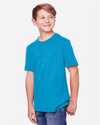 CORE365 CE111Y - Youth Fusion ChromaSoftTM Performance T-Shirt - Electric Blue