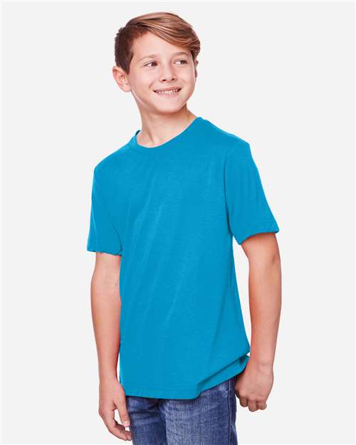 CORE365 CE111Y - Youth Fusion ChromaSoftTM Performance T-Shirt - Electric Blue