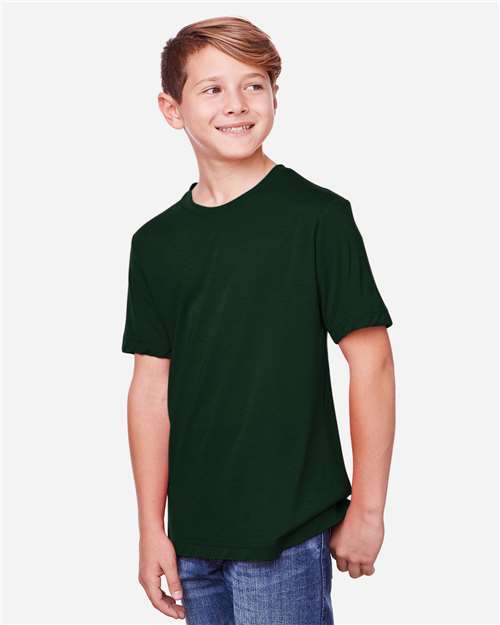 CORE365 CE111Y - Youth Fusion ChromaSoftTM Performance T-Shirt - Forest