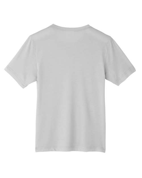 CORE365 CE111Y - Youth Fusion ChromaSoftTM Performance T-Shirt - Platinum